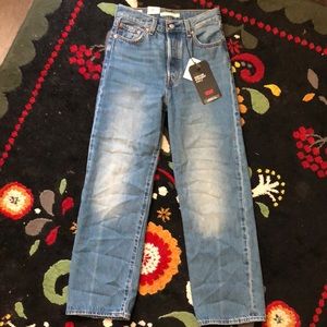 Levi's ribcage straight ankle